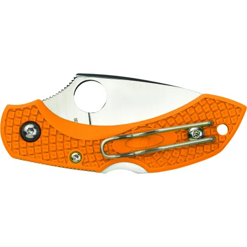 Spyderco Dragonfly 2 Folding Knife - 2.28" VG-10 Blade Orange FRN Handle