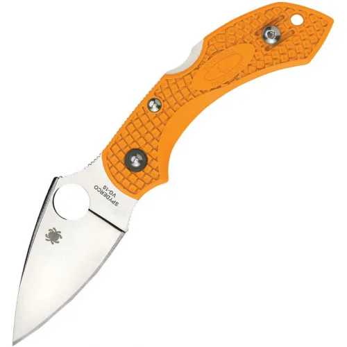 Spyderco Dragonfly 2 Folding Knife - 2.28" VG-10 Blade Orange FRN Handle