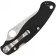 Spyderco Military 2 Compression Lock Folding Knife - 4" S30V Satin Combo Blade Black G10 Handle Cyclaire Knives and Tools