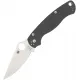 Spyderco Paramilitary 2 Folding Knife - 3.45" Maxamet Satin Plain Blade Dark Grey G10 Handle Cyclaire Knives and Tools