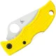 Spyderco Ladybug 3 Salt Key Ring Knife - 1.938" H2 Serrated Blade Yellow FRN Handle Cyclaire Knives and Tools