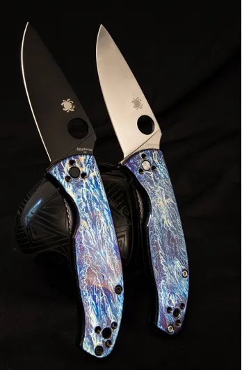Spyderco Tenacious R.I.L. and Tenacious R.I.L. Disarray Finish D2