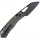 SRM Knives 261MGP Cub Folding Knife - 2.83" Black PVD Coated 154CM Stainless Steel Blade OD Green G10 Handle Cyclaire Knives and Tools