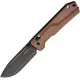 SRM Knives 7228BMN2 Rubik Ambi-Lock Folding Knife - 3.5" Laminated 140Cr Steel Blade Brown Canvas Micarta Handle  Cyclaire Knives and Tools