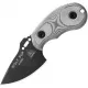 TOPS Knives Wolf Pup Fixed Blade Knife - 2.25" Black Traction Coated 1095 High Carbon Steel Blade Black Micarta Handle Cyclaire Knives and Tools