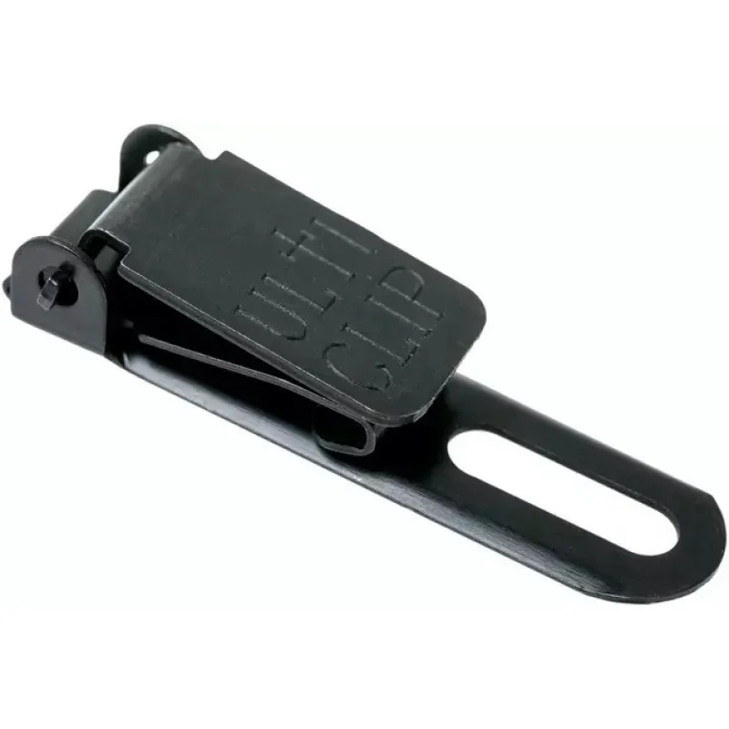 UltiClip Slim 2.2 Low-Profile Heavy-Duty Belt Clip for Holsters, Sheaths & EDC Gear – Secure No-Slip Locking Design, Black Oxide Finish Cyclaire Knives and Tools