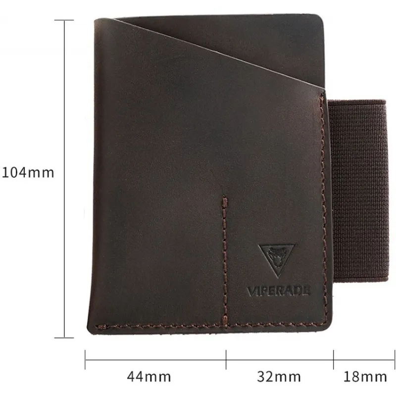 Viperade PJ12 EDC Brown Pocket Organiser – Leather Multi-Tool Pouch with Pen Loop, Card Slot & Belt Clip Cyclaire Knives and Tools