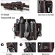 Viperade PJ36 Multi-Tool Belt Sheath for Belts Upto 1.5" Wide – Leather EDC Organiser with Multi-Pocket Design Cyclaire Knives and Tools