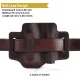Viperade PL3 Multi-Tool Belt Sheath for Belts Upto 1.77" Wide – Leather EDC Organiser with Multi-Pocket Design Cyclaire Knives and Tools