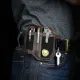 Viperade PL3 Multi-Tool Belt Sheath for Belts Upto 1.77" Wide – Leather EDC Organiser with Multi-Pocket Design Cyclaire Knives and Tools