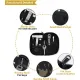 Viperade VE10 EDC Tool Pouch Black - 3.7" x 6" 7-Pocket Layout 500D Nylon Ultra-Compact EDC Organiser Cyclaire Knives and Tools