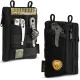 Viperade VE18 EDC Tool Pocket Organiser Black - 500D Nylon / X-Pac Options Zippered Storage Modular Carry Cyclaire Knives and Tools