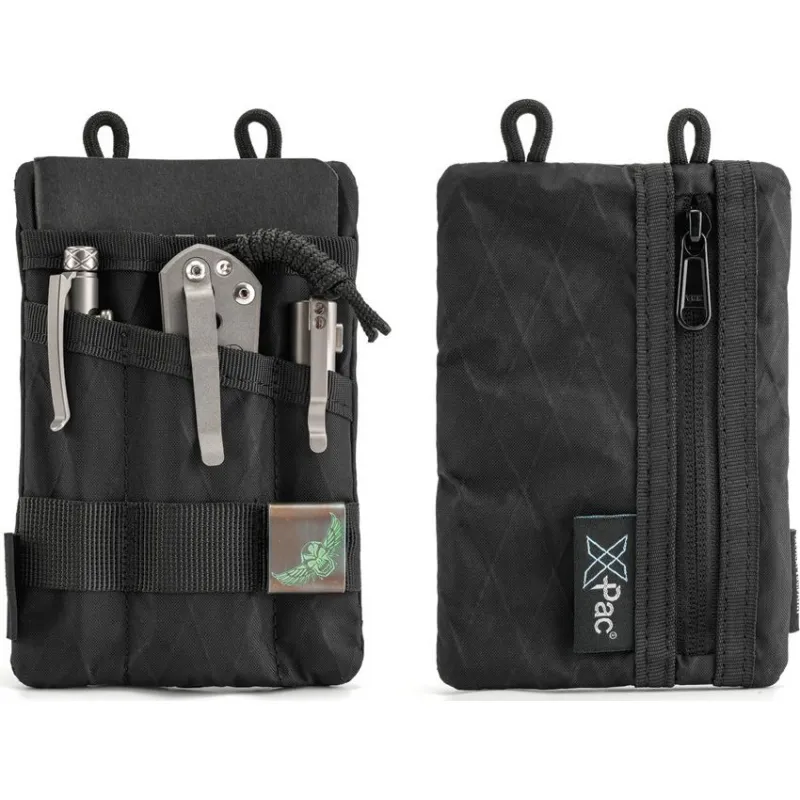 Viperade VE1 EDC Tool Organiser Pouch - 3.7" x 5.9" 5+ Pocket Layout Ultra-Compact EDC Storage Cyclaire Knives and Tools