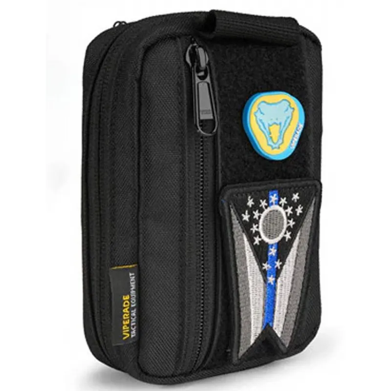 Viperade VE26 EDC 8 Pocket Organiser - Compact Multi-Pocket Design Zippered Storage Modular EDC Pouch Cyclaire Knives and Tools