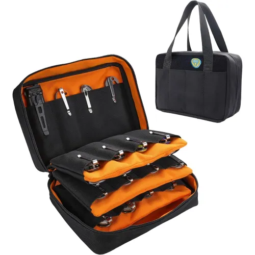 Viperade VE40 40 Slot Knife Pouch - Modular Storage System 900D Nylon / X-Pac Premium EDC Gear Case