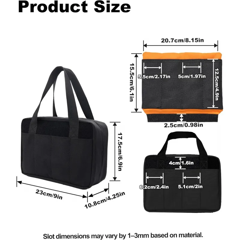 Viperade VE40 40 Slot Knife Pouch - Modular Storage System 900D Nylon / X-Pac Premium EDC Gear Case Cyclaire Knives and Tools