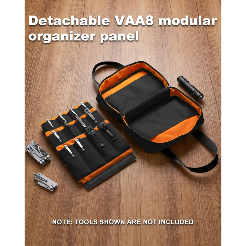 Viperade VE40 40 Slot Knife Pouch - Modular Storage System 900D Nylon / X-Pac Premium EDC Gear Case Cyclaire Knives and Tools