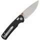 Vixino Knives Rockshark Folding Knife - 3" 14C28N Stainless Steel Blade Black Textured Micarta Handle Cyclaire Knives and Tools