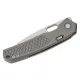 Vosteed Psyop Top Liner Lock - 3.32" Elmax Blade with Grey Checkered Titanium Handle Cyclaire Knives and Tools