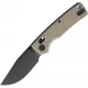 Vosteed Porcupine ModSwap Folding Knife - 3" 154CM Stainless Steel Blade Sand Sculpted G10 Handle Cyclaire Knives and Tools