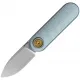 Vosteed Corgi-V Vanchor Lock Folding Knife - 2.38" 14C28N Stainless Steel Blade Macaron Blue Aluminum Handle Cyclaire Knives and Tools