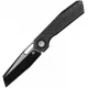 Vosteed Xeno Vanchor Lock Folding Knife - 3.25" Vanax Steel Reverse Tanto Blade Black Titanium Handle Cyclaire Knives and Tools