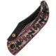 Vosteed Naga Top Folding Knife - 3.47" CPM-S35VN Blade Scartlet Void Micarta Handle Cyclaire Knives and Tools