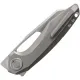 Vosteed Thunderbeast Vanchor Lock - 3.5" Satin Reverse Tanto M390 Stainless Steel Blade Grey Titanium Handle Cyclaire Knives and Tools