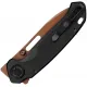 Vosteed Zander Folding Knife - 3.38" Copper Dune Finish S35VN Steel Blade Black Aluminum Handle Cyclaire Knives and Tools