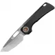 Vosteed Nymble EMP Vanchor Lock - 3.25" Stonewash Elmax Steel Tanto Blade Black Titanium Handle Cyclaire Knives and Tools
