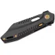 Vosteed RSKAOS Top LinerLock Knife - 3.3" M390 Black Sheepsfoot Blade Black Titanium Handle Cyclaire Knives and Tools