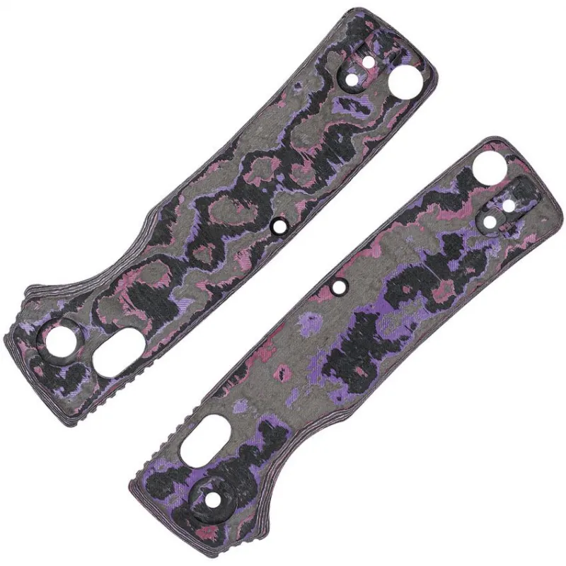 Vosteed Porcupine ModSwap Scales Full Kit - Purple Haze Fat Carbon Cyclaire Knives and Tools