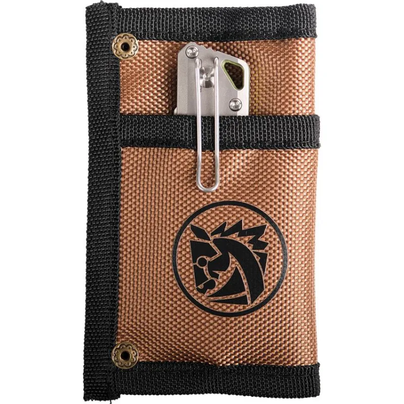 Vosteed Knife Pouch – Brown Folding Knife Storage Case with Soft Protective Lining, Secure Zipper Closure & Durable Carry Design Cyclaire Knives and Tools
