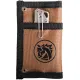 Vosteed Knife Pouch – Brown Folding Knife Storage Case with Soft Protective Lining, Secure Zipper Closure & Durable Carry Design Cyclaire Knives and Tools