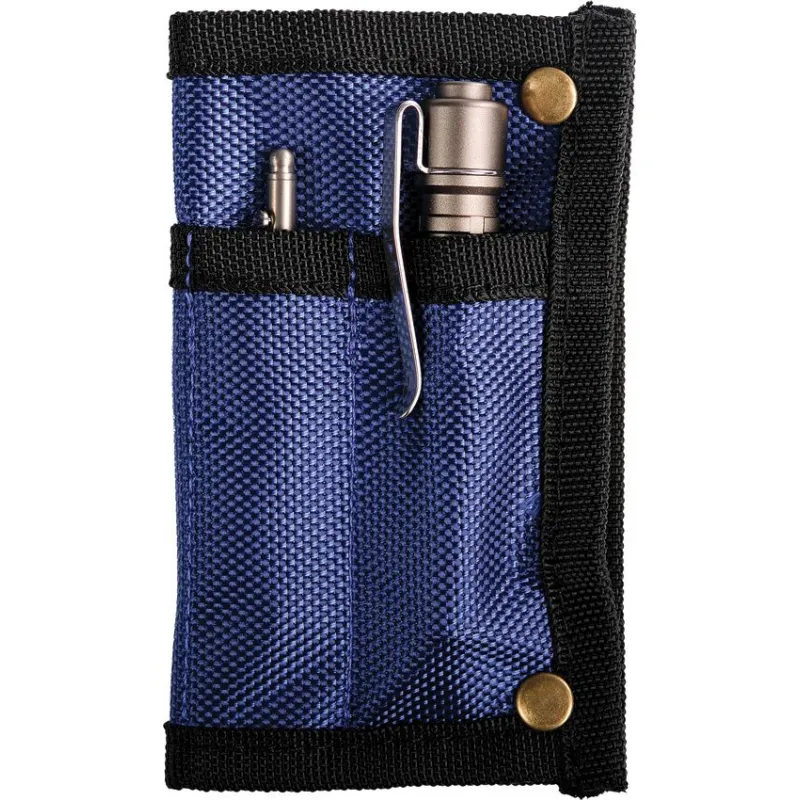 Vosteed Knife Pouch – Blue Folding Knife Storage Case with Soft Protective Lining, Secure Zipper Closure & Durable Carry Design Cyclaire Knives and Tools