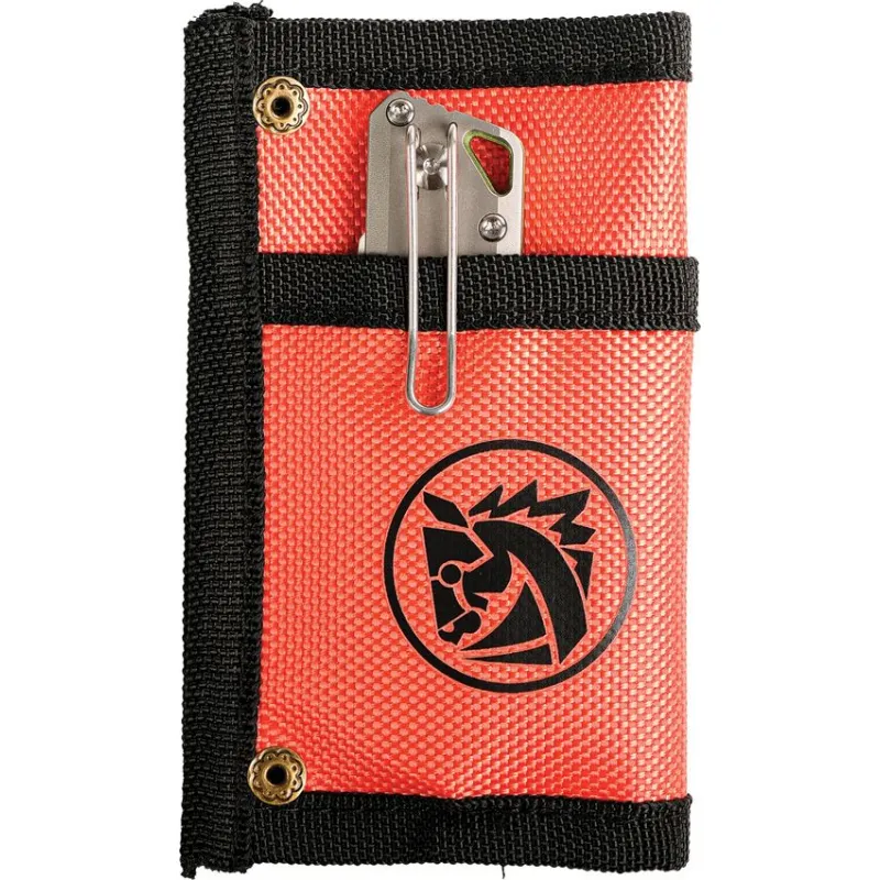 Vosteed Knife Pouch – Orange Folding Knife Storage Case with Soft Protective Lining, Secure Zipper Closure & Durable Carry Design Cyclaire Knives and Tools