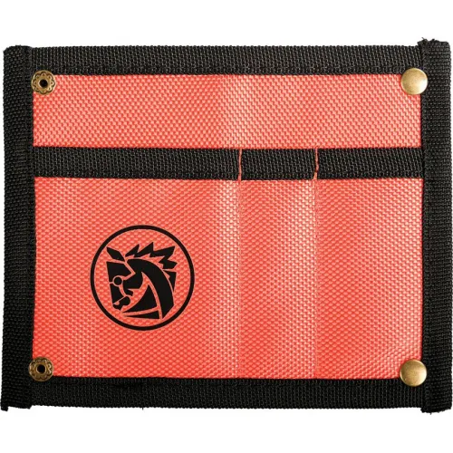 Vosteed Knife Pouch – Orange Folding Knife Storage Case with Soft Protective Lining, Secure Zipper Closure & Durable Carry Design