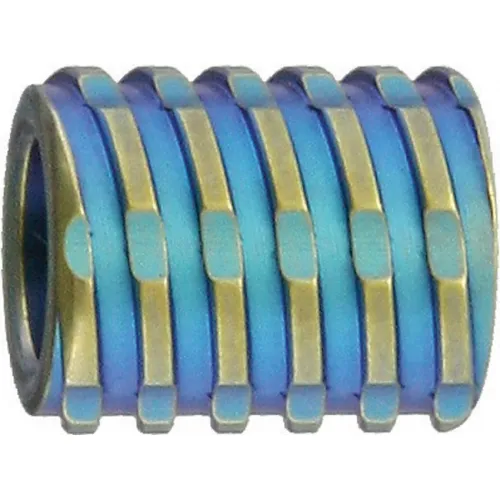 We Knife Blue Titanium Bead