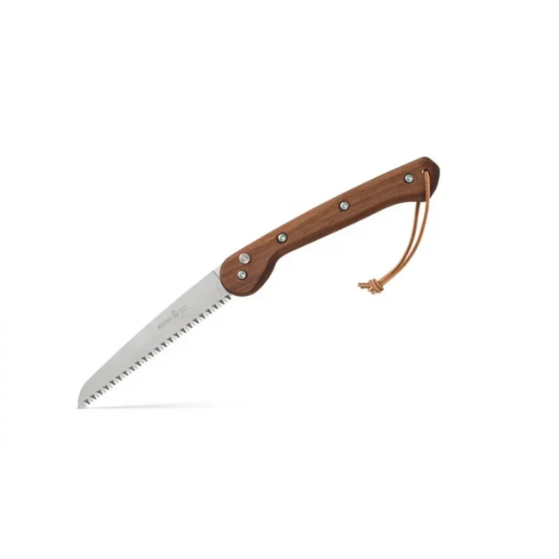 Woxna Ljusnan Foldable Saw - 7" Stainless Steel Blade 7 TPI American Walnut Handle Cyclaire Knives and Tools