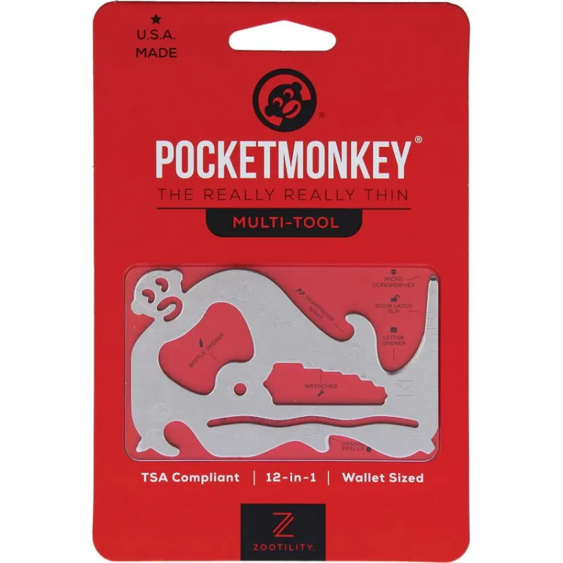 Zootility Pocket Monkey Basic Multi Tool Cyclaire Knives and Tools